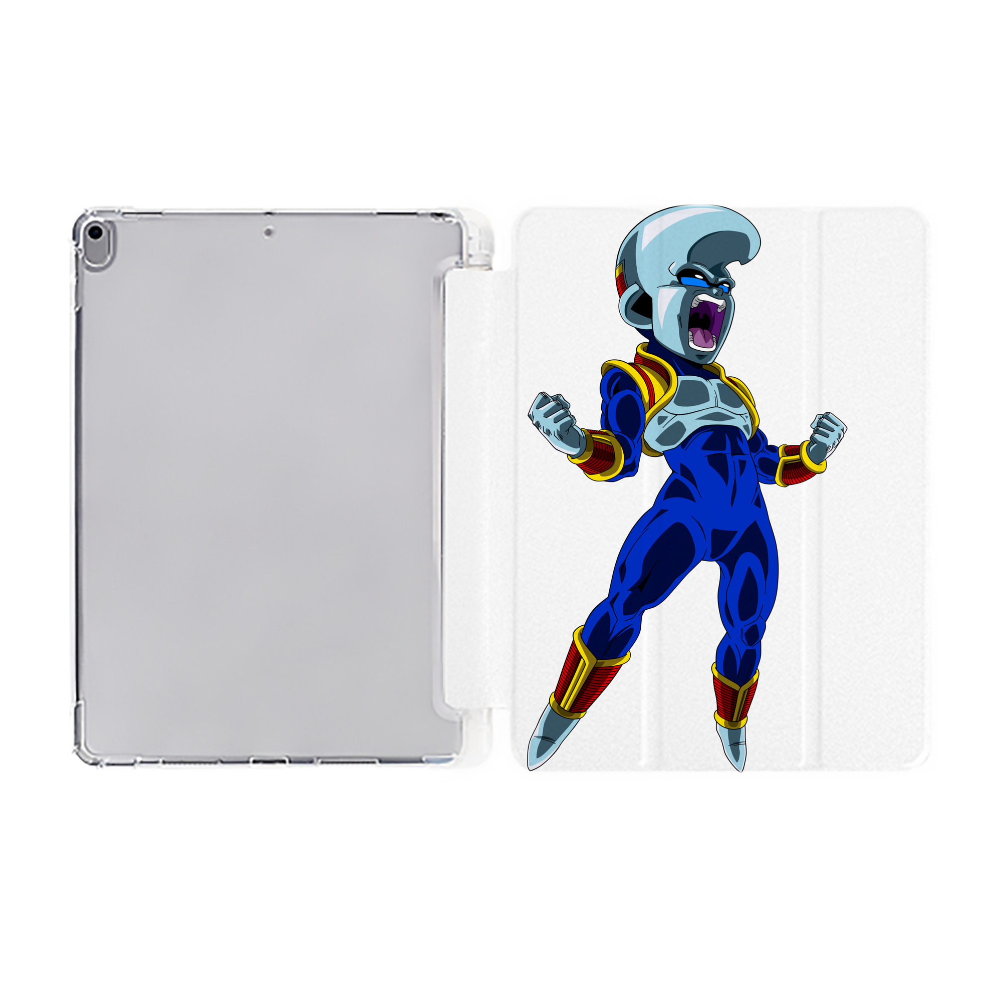 （画像用） ドラゴンボール DRAGON BALL IPad ケース ペン収納付き 三つ折りスタンド PUレザー×シリコン 対応機種9.5/10.5/10.9インチ